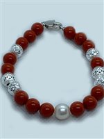 Bracciale Miluna Donna in Argento Perla PBR3283